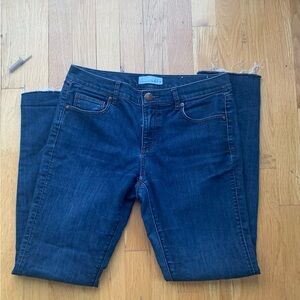Ann Taylor Loft Modern Skinny Ankle Raw Hem, Sz 4/27